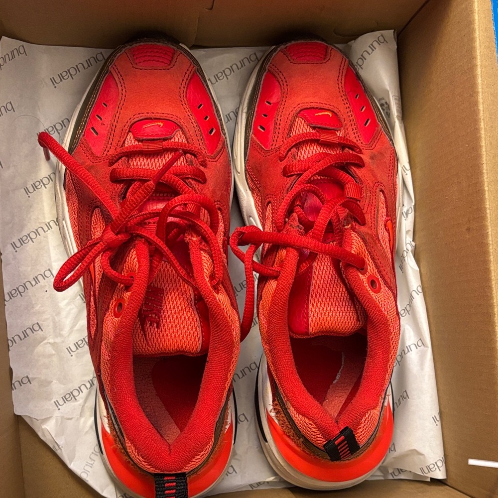 Puma Vibrant Red Kids Sneakers